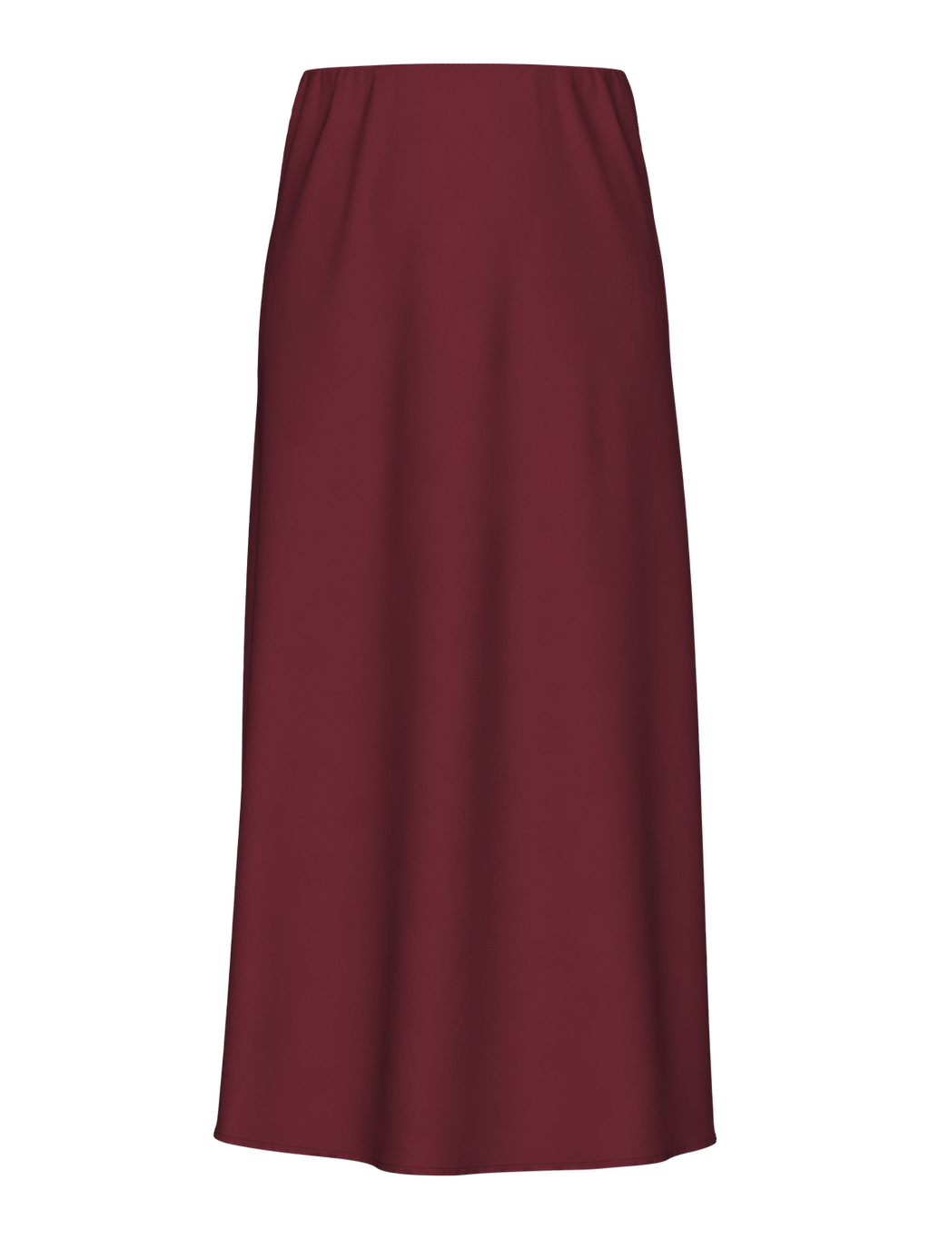 PCFRANAN Midi Skirt - Tawny Port
