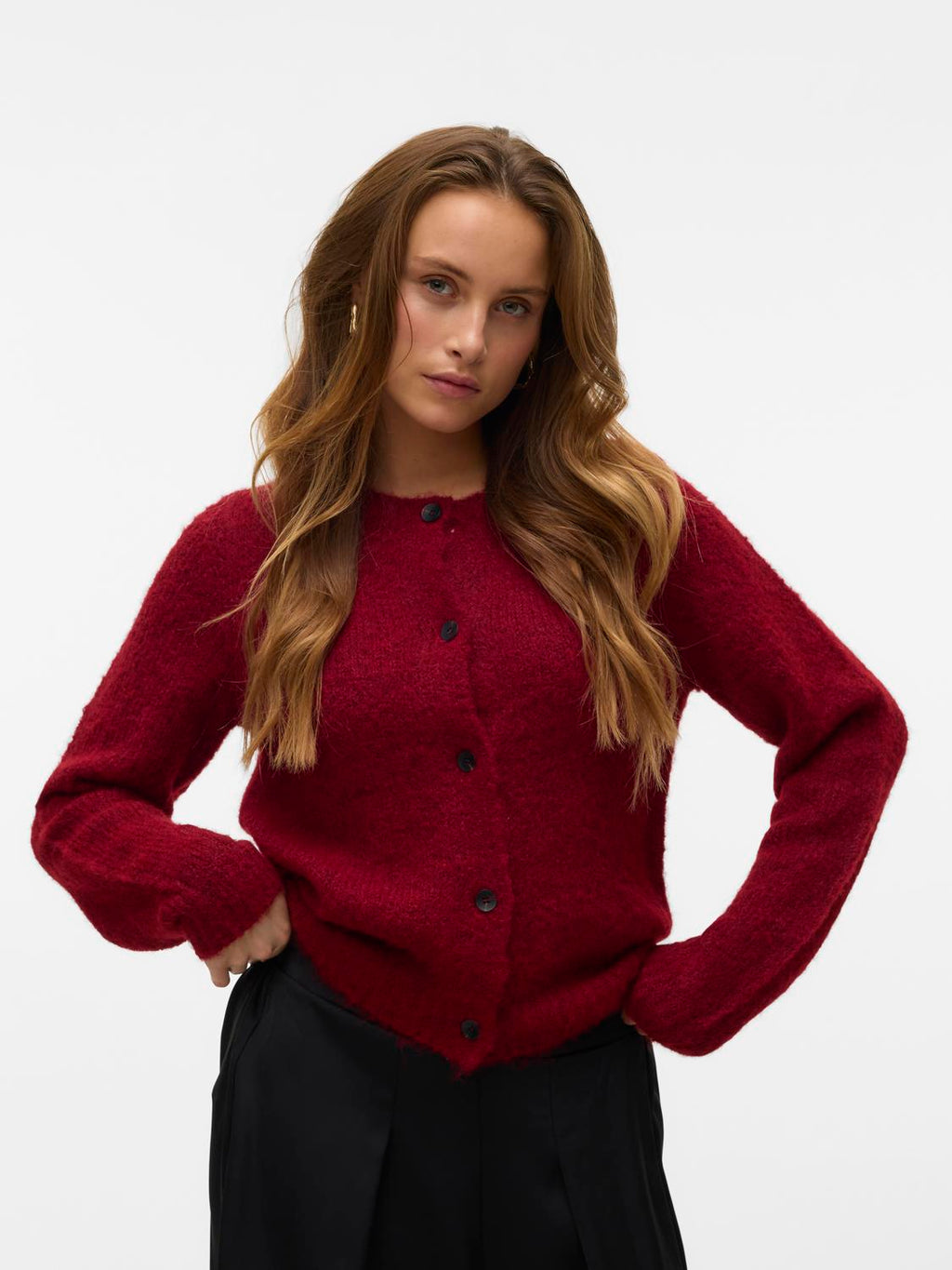 VMNOVAH Knit Cardigan - Winetasting