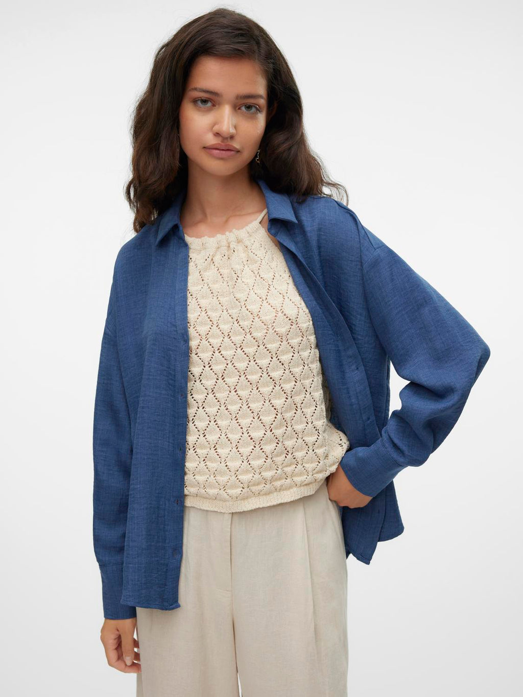 VMMELANEY Shirt - Dark Denim