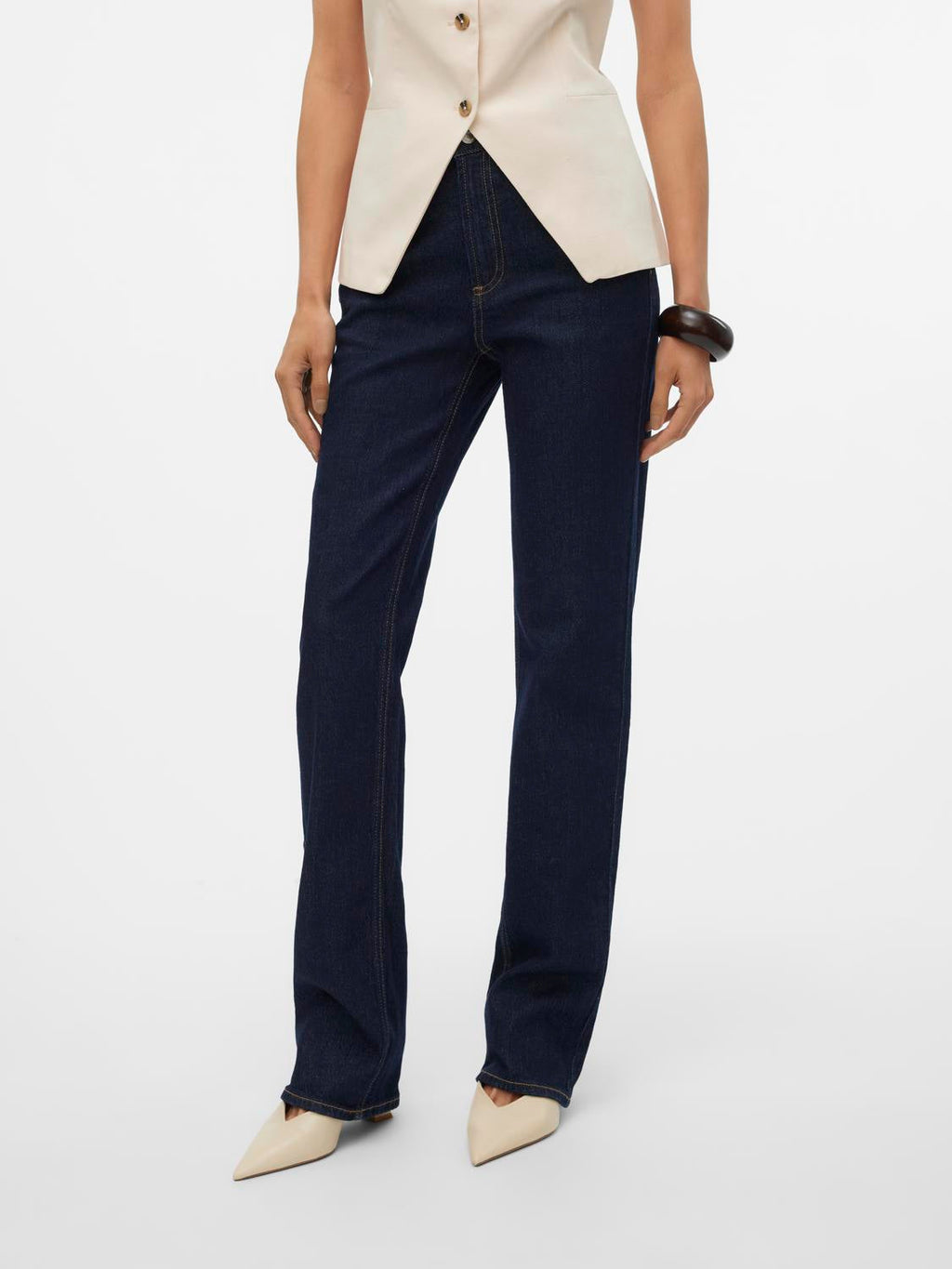 VMTESSA Jeans - Dark Blue Denim