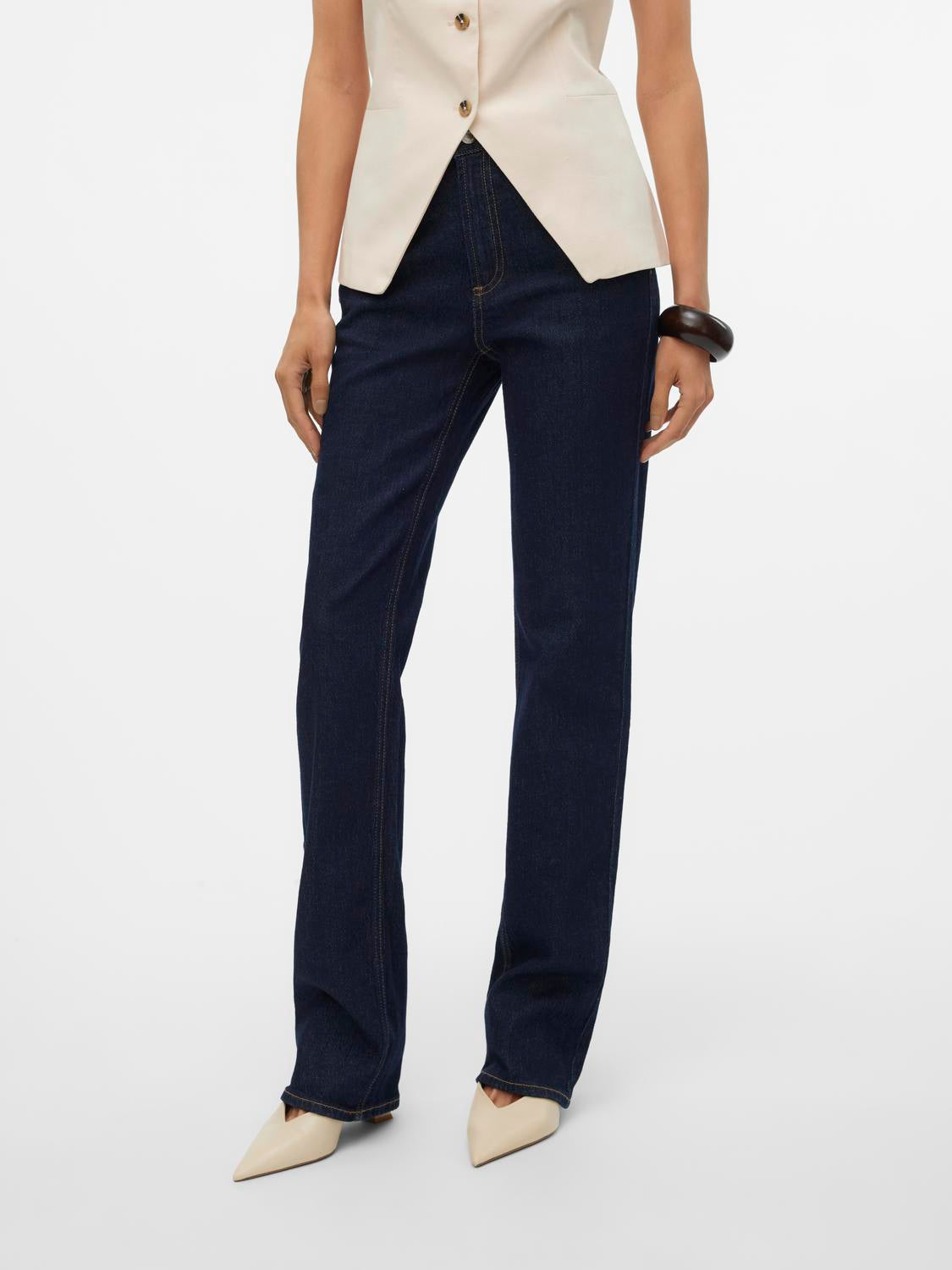 VMTESSA Jeans - Dark Blue Denim