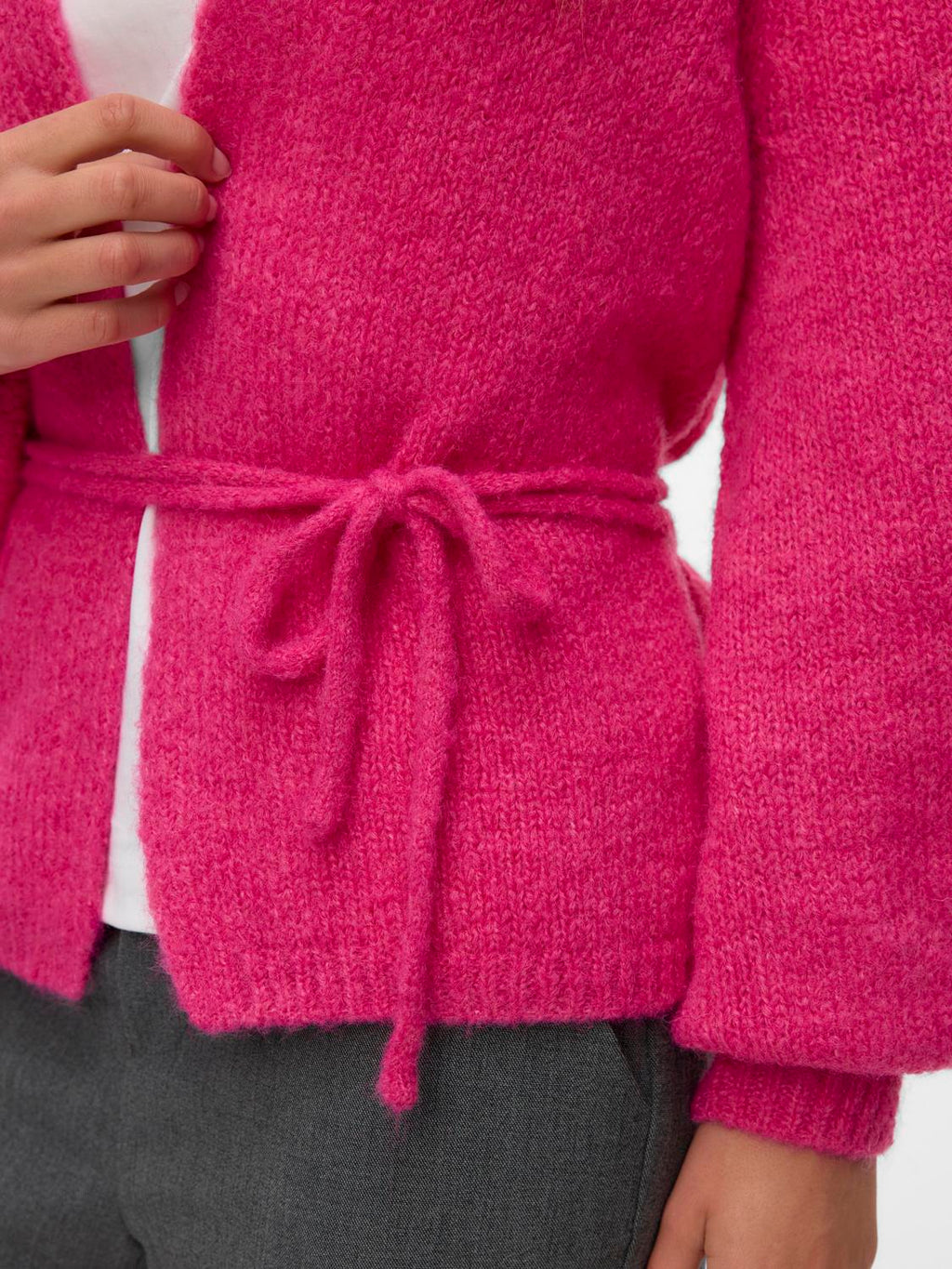 VMAGNES Knit Cardigan - Hot Pink