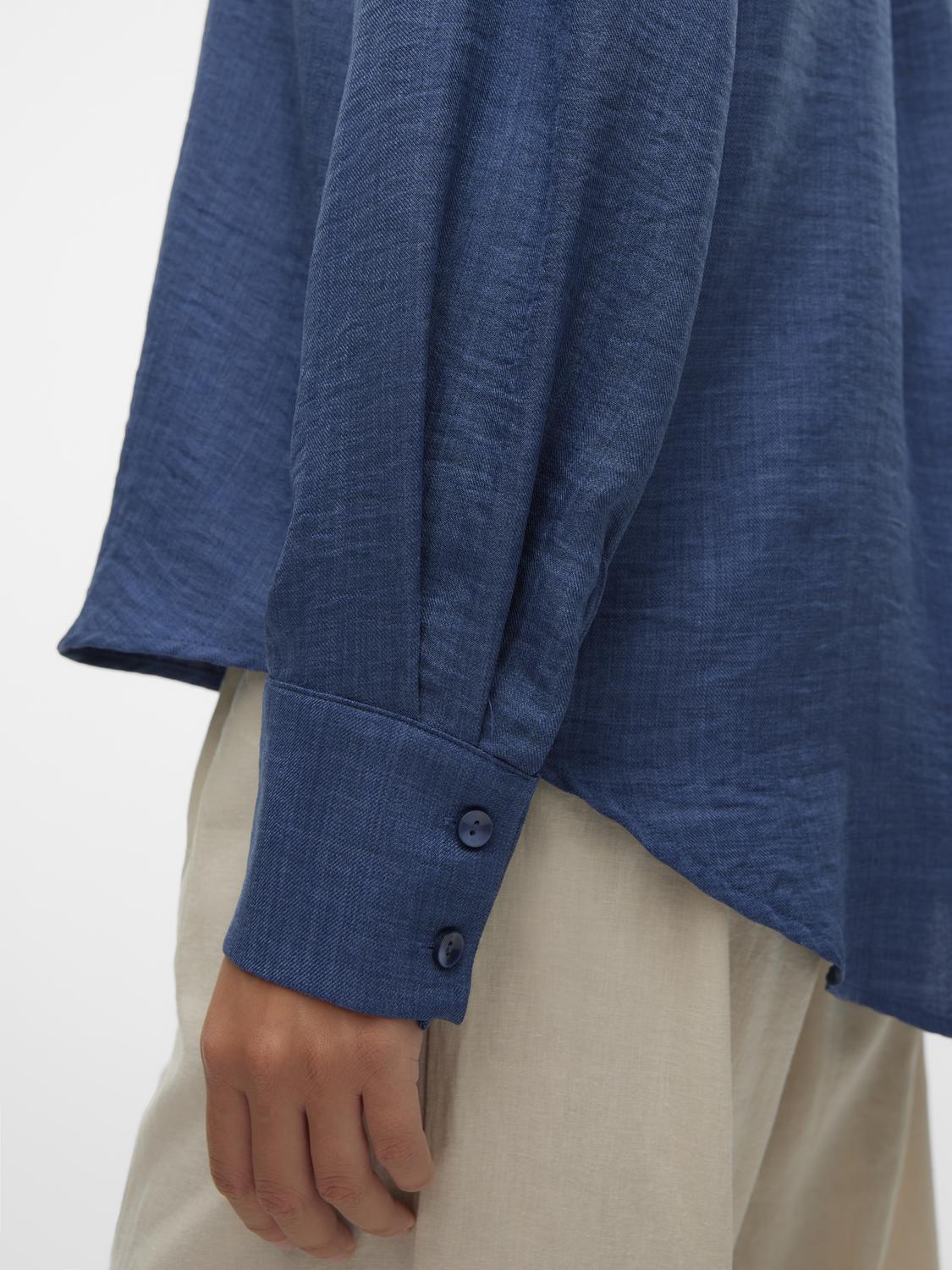 VMMELANEY Shirt - Dark Denim