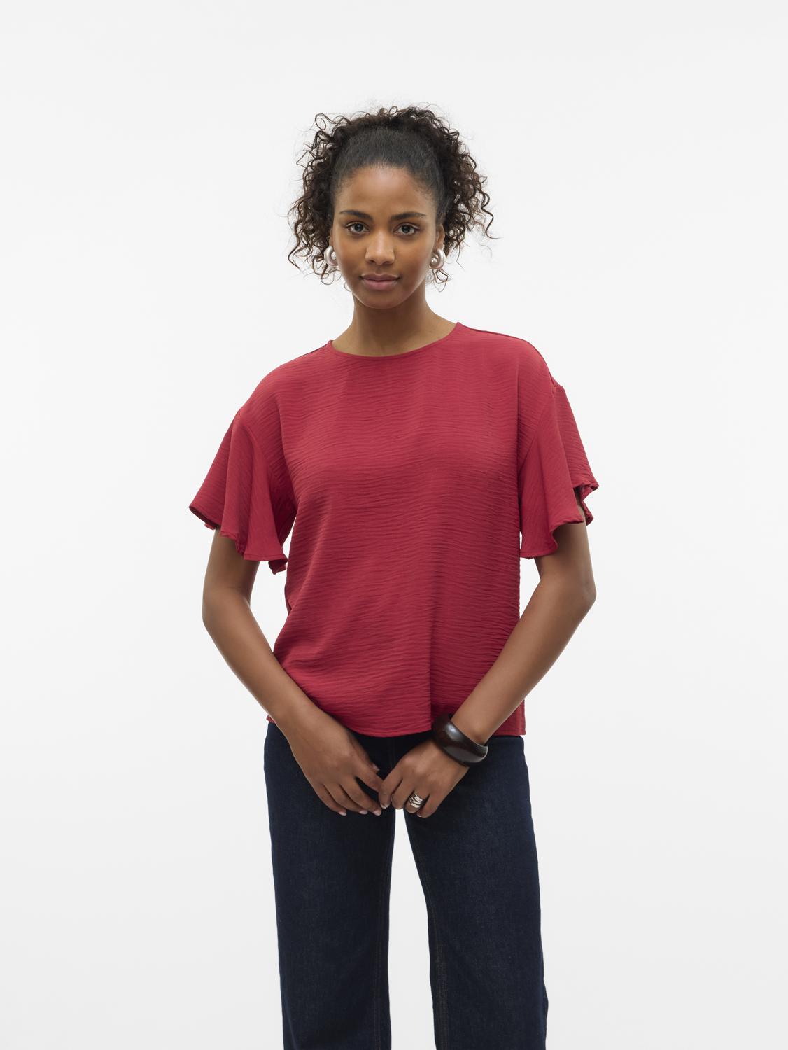 VMALVA Top - Karanda Red