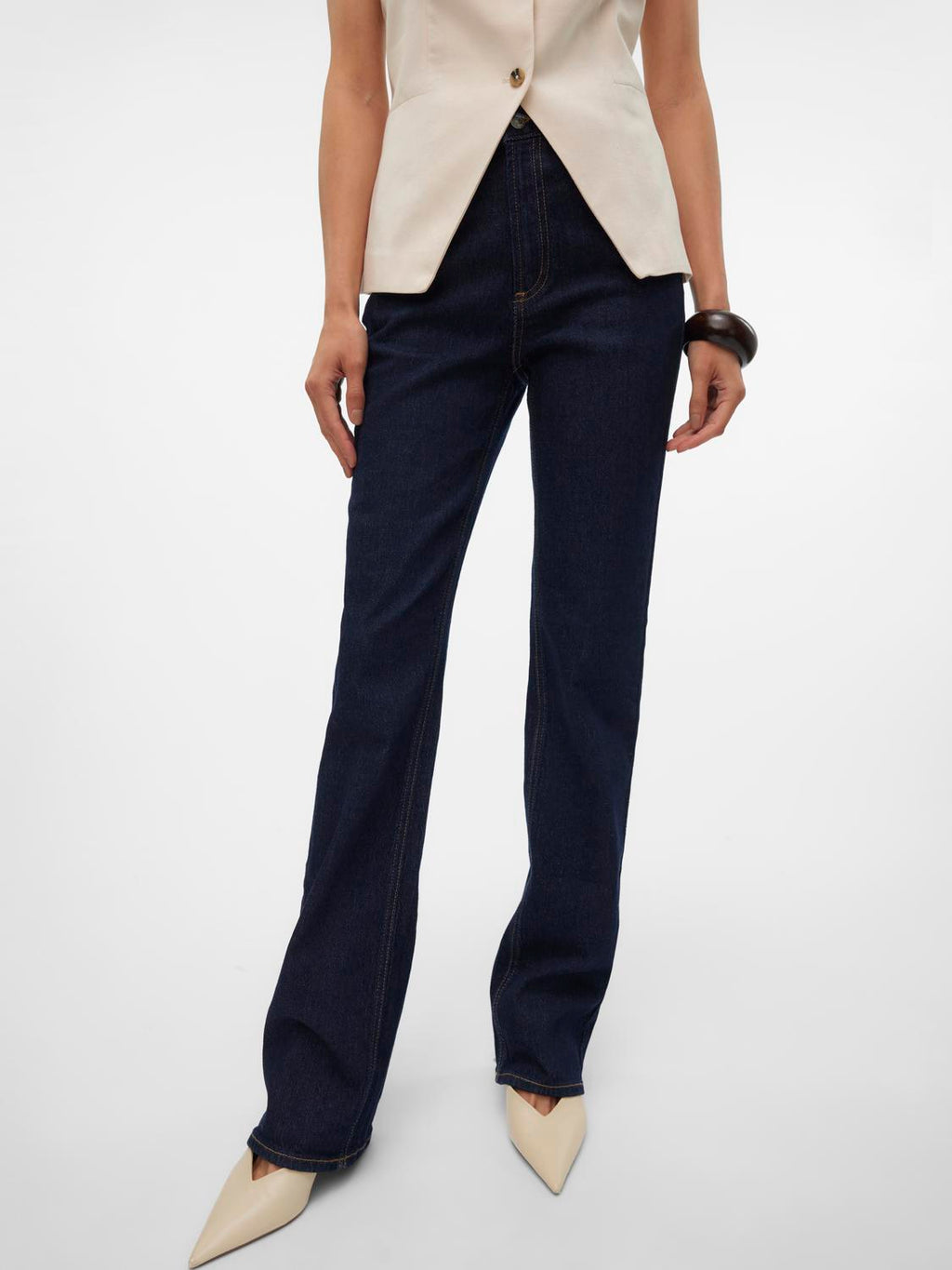 VMTESSA Jeans - Dark Blue Denim