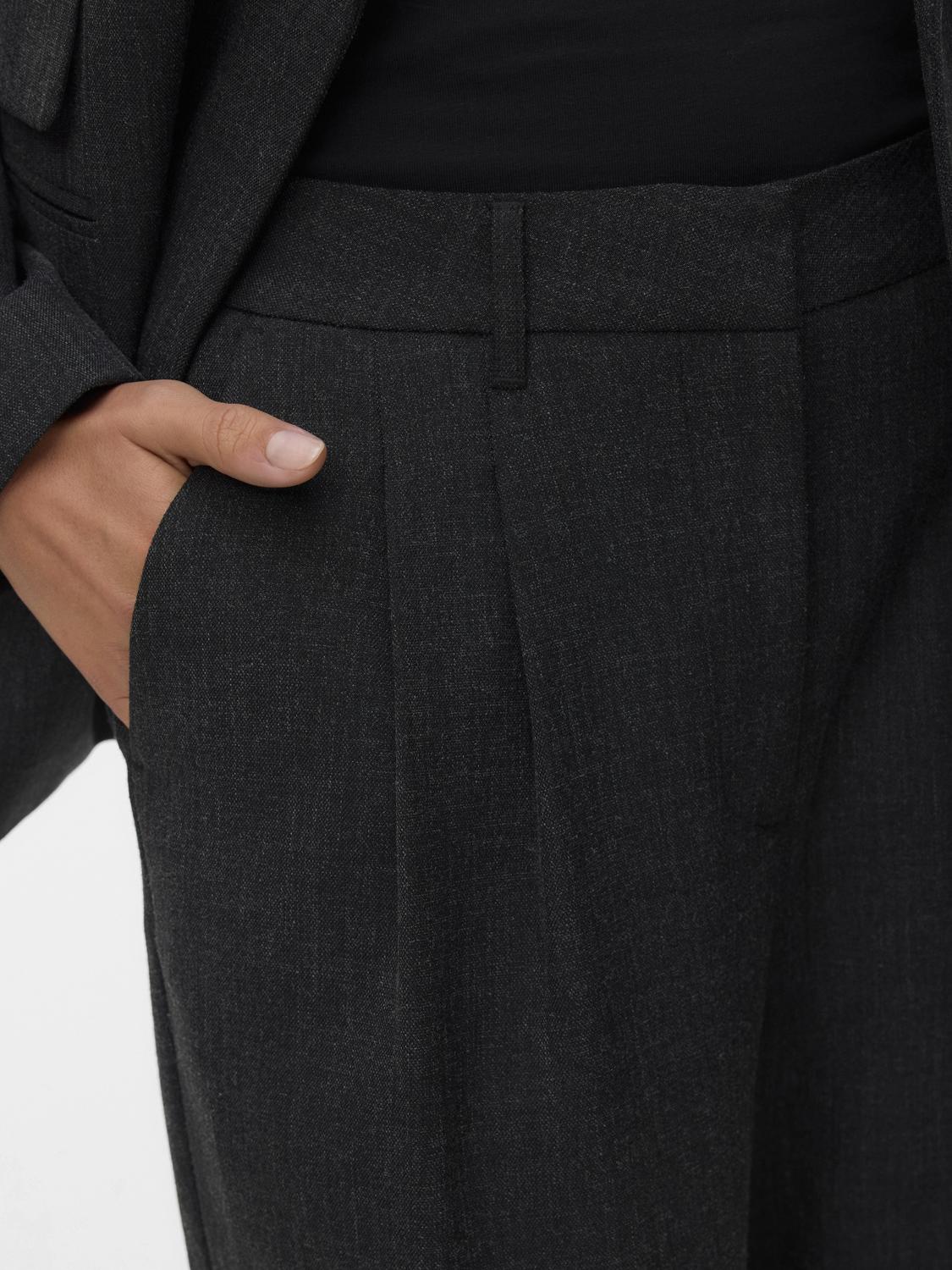 VMBESTIE Trousers - Dark Grey Melange