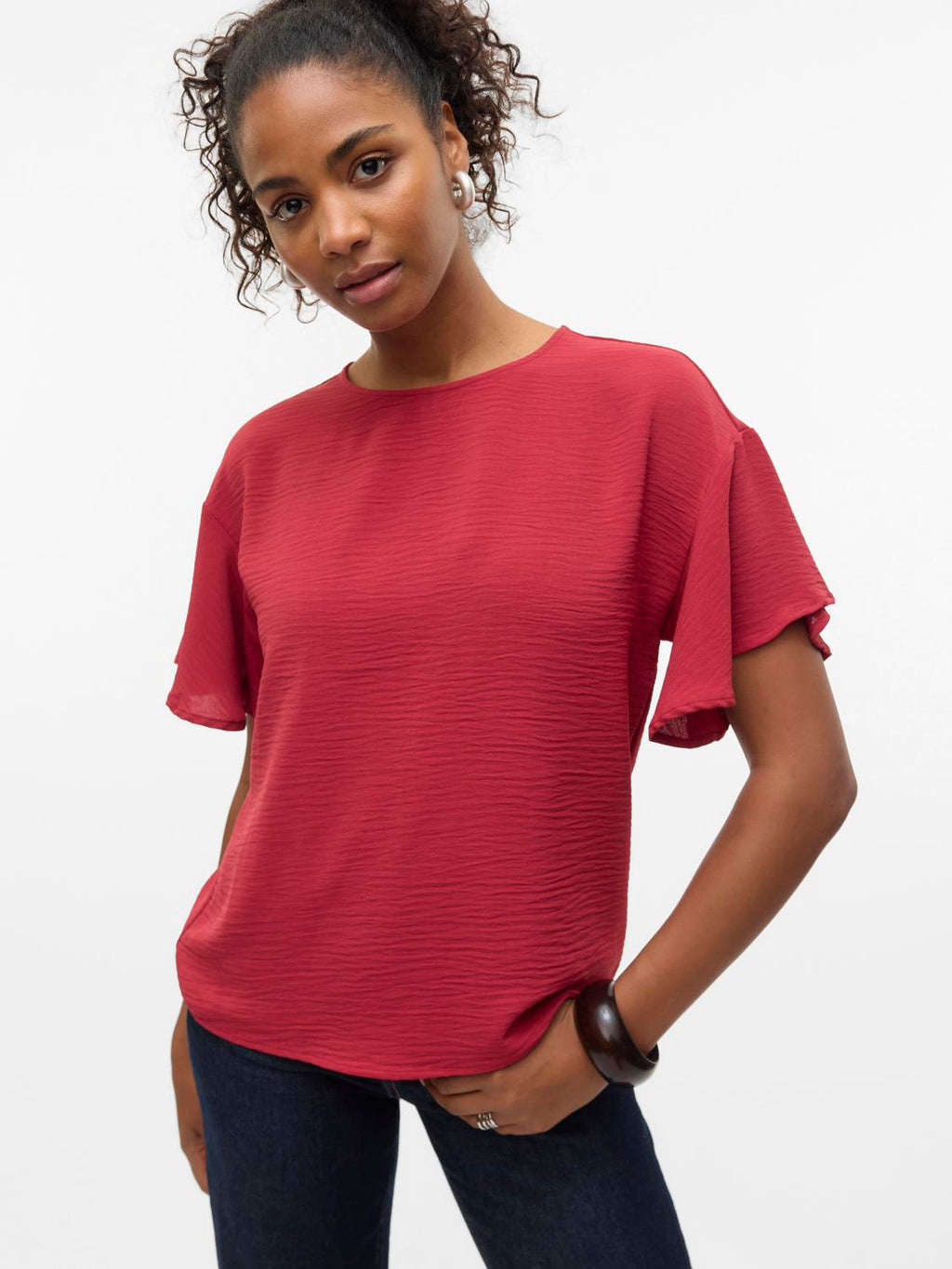 VMALVA Top - Karanda Red