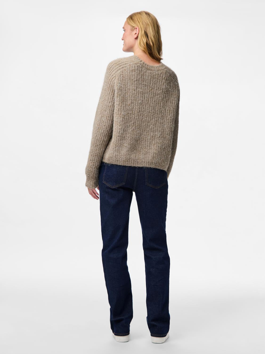 PCCLEO Pullover - Greige