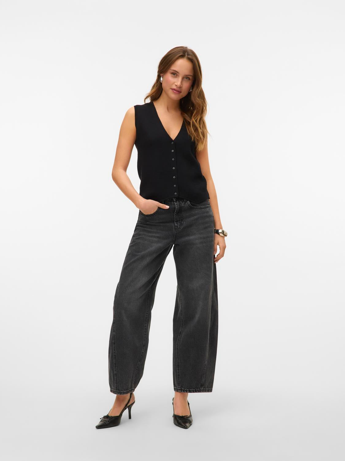 VMZELDA Jeans - Black Denim