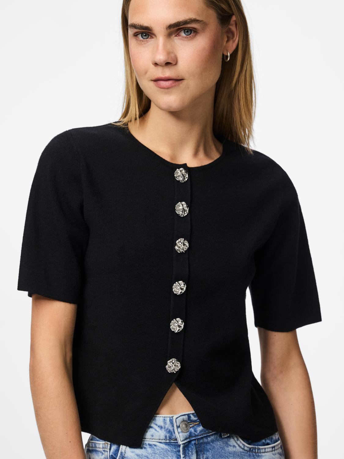 PCMARIE Knit Cardigan - Black