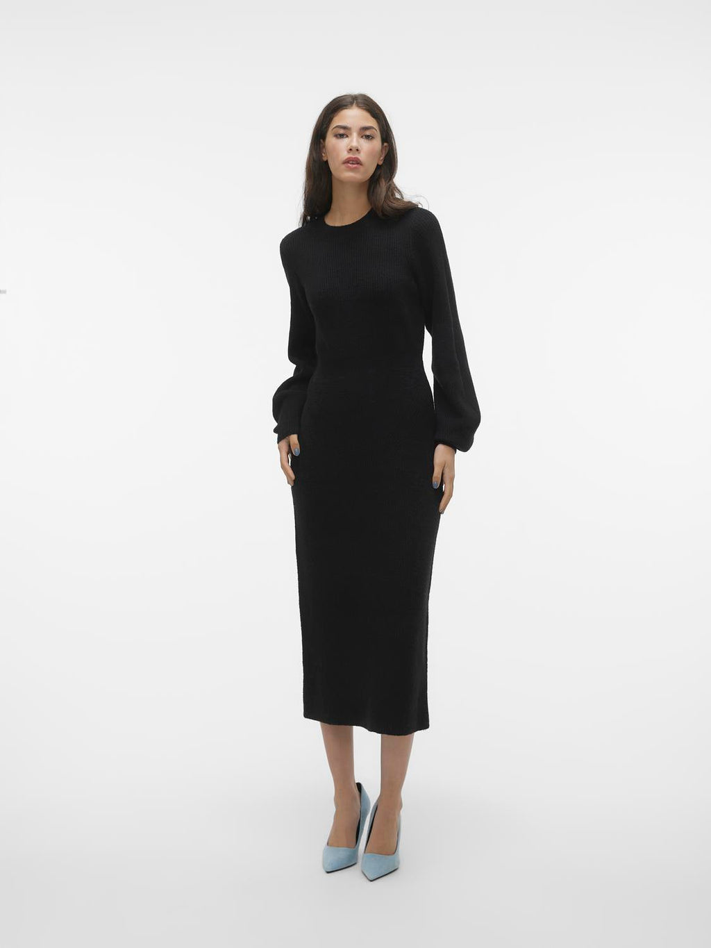 AWANGALINA Long Dress - Black