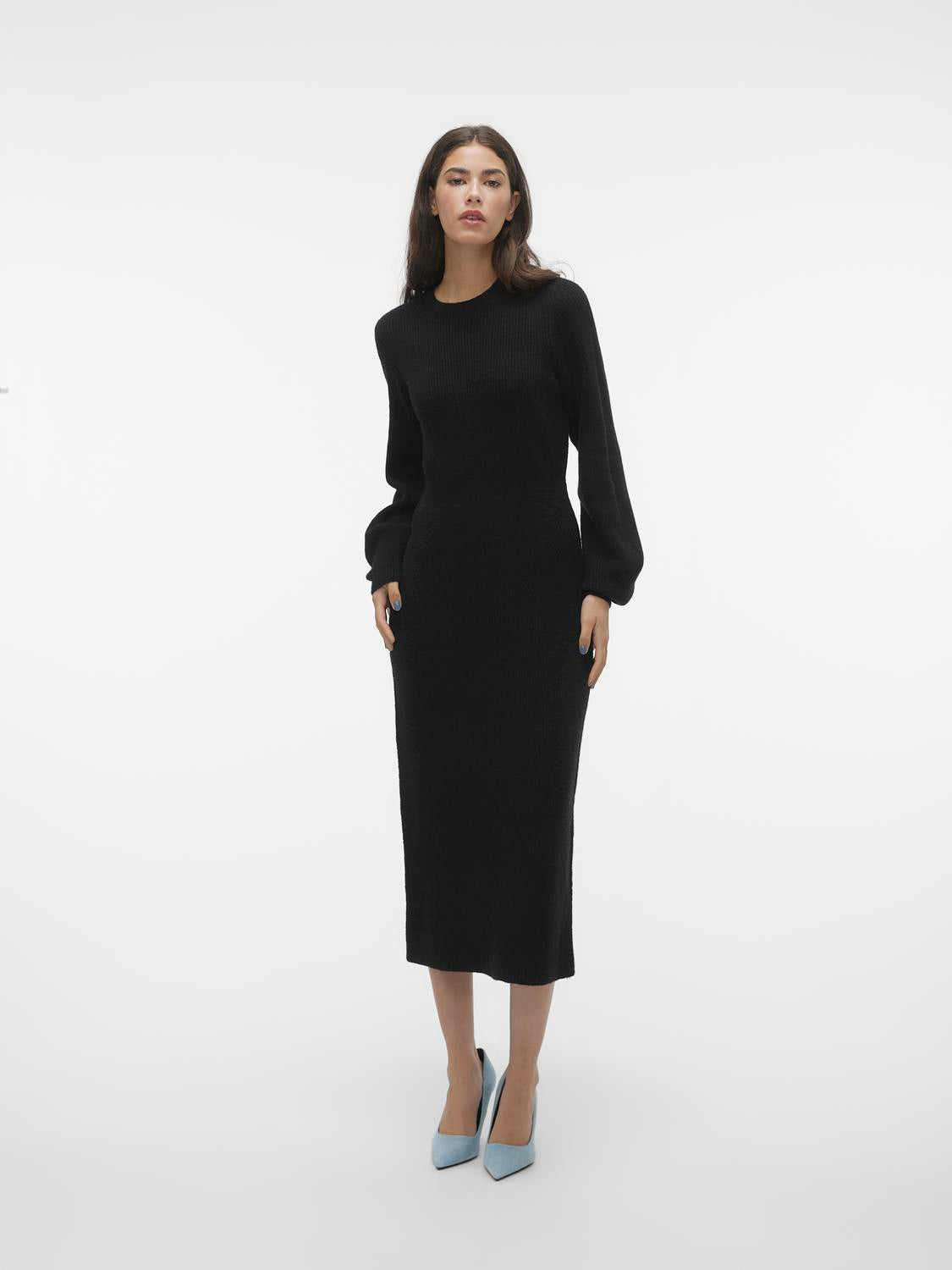 AWANGALINA Long Dress - Black