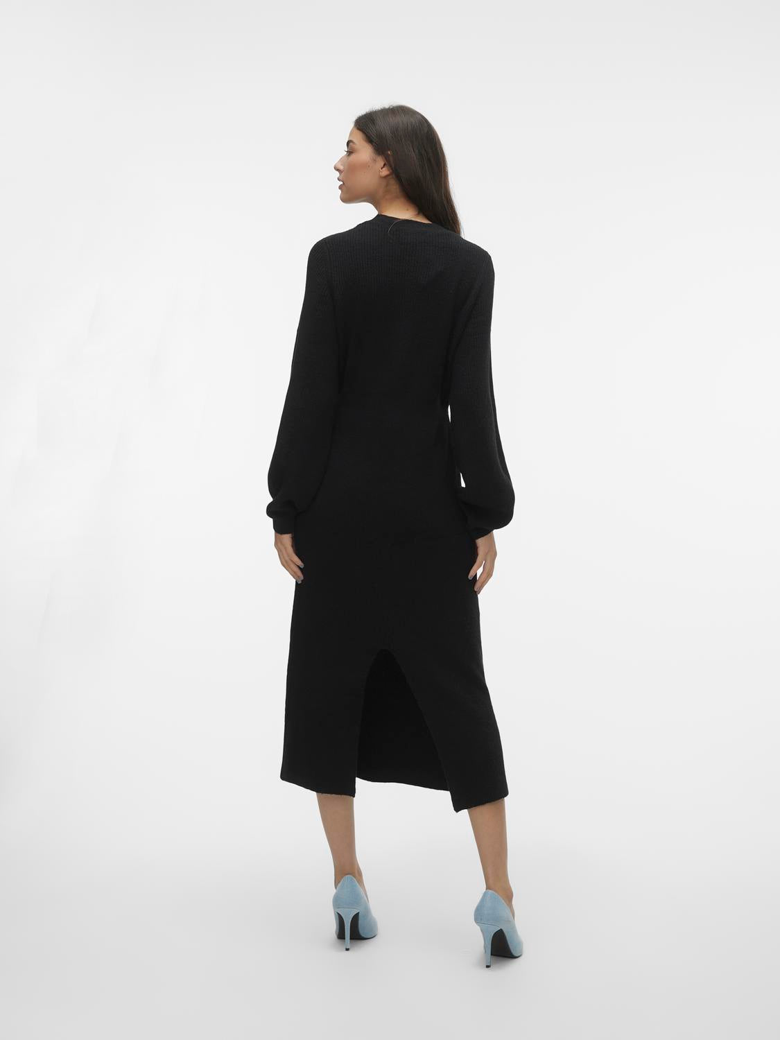 AWANGALINA Long Dress - Black