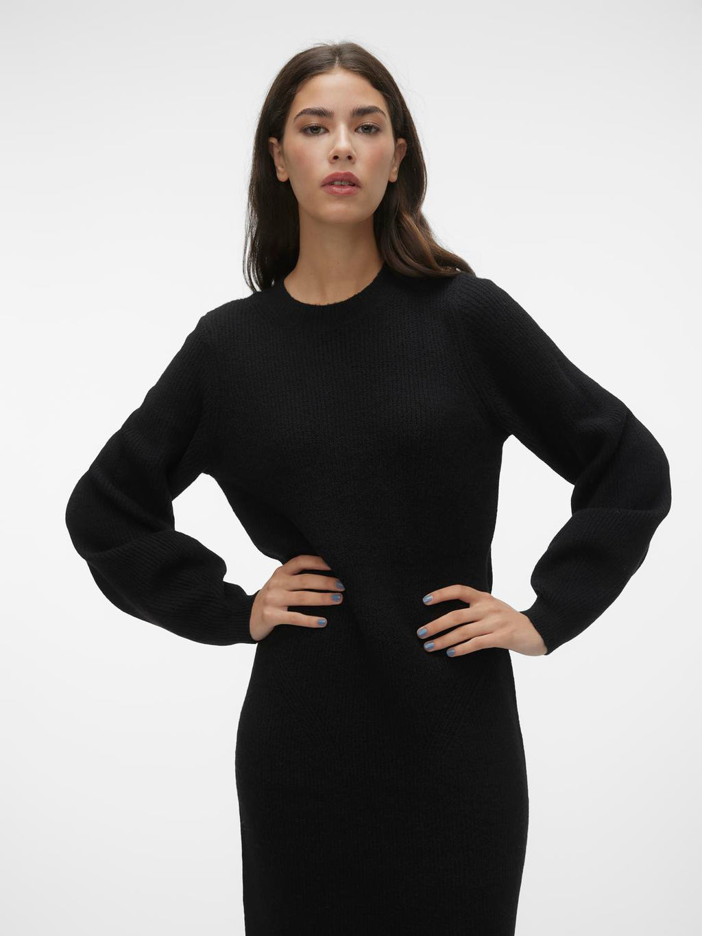 AWANGALINA Long Dress - Black
