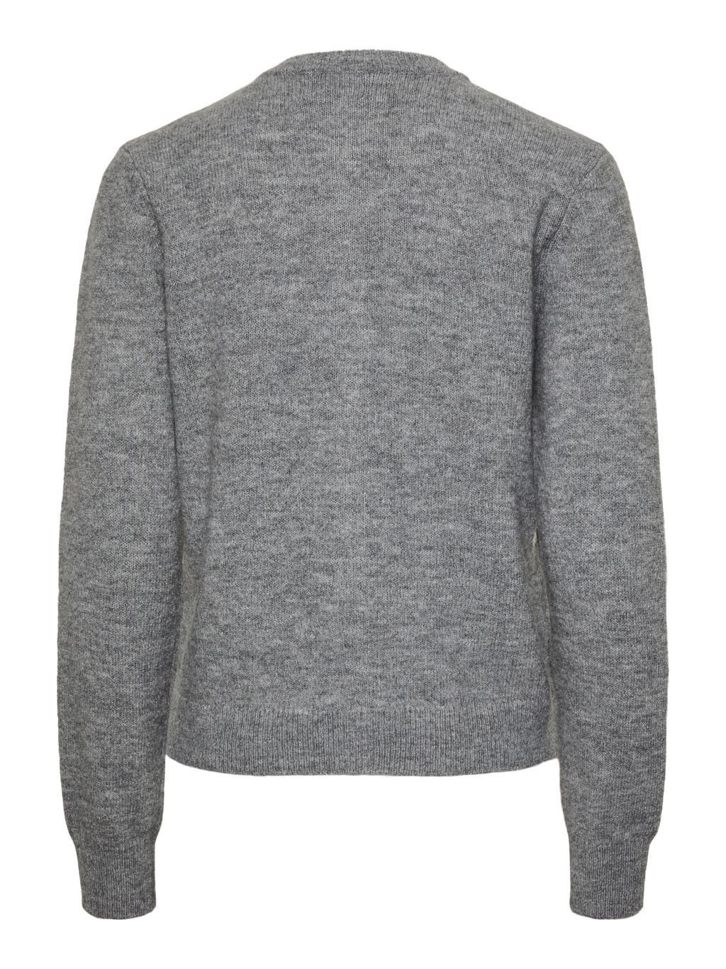 PCMALOU Knit Cardigan - Medium Grey Melange