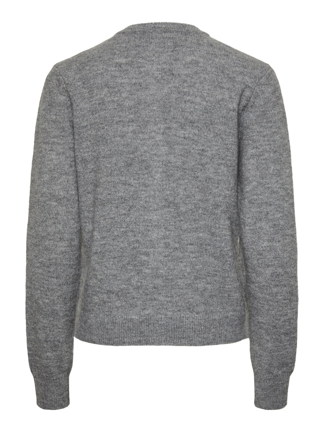 PCMALOU Knit Cardigan - Medium Grey Melange