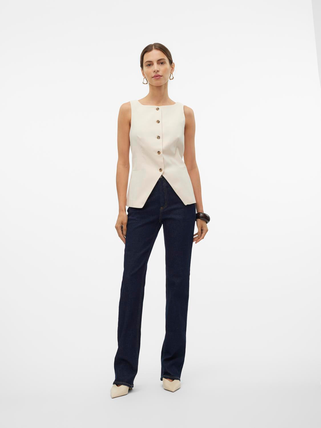 VMTESSA Jeans - Dark Blue Denim