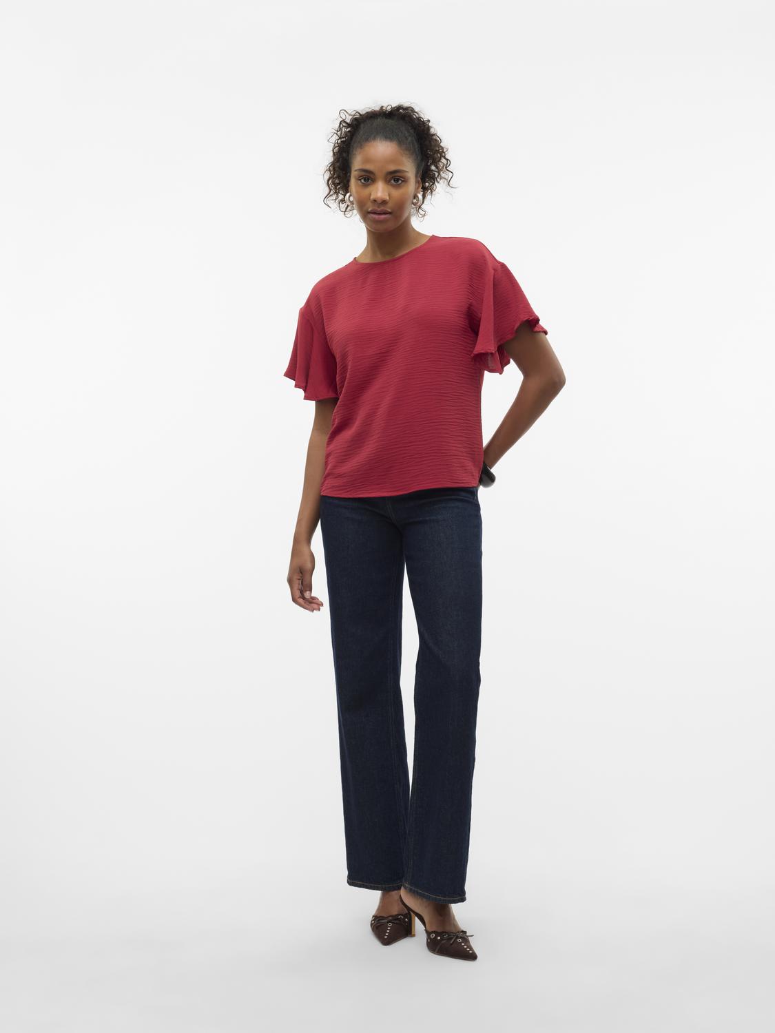 VMALVA Top - Karanda Red