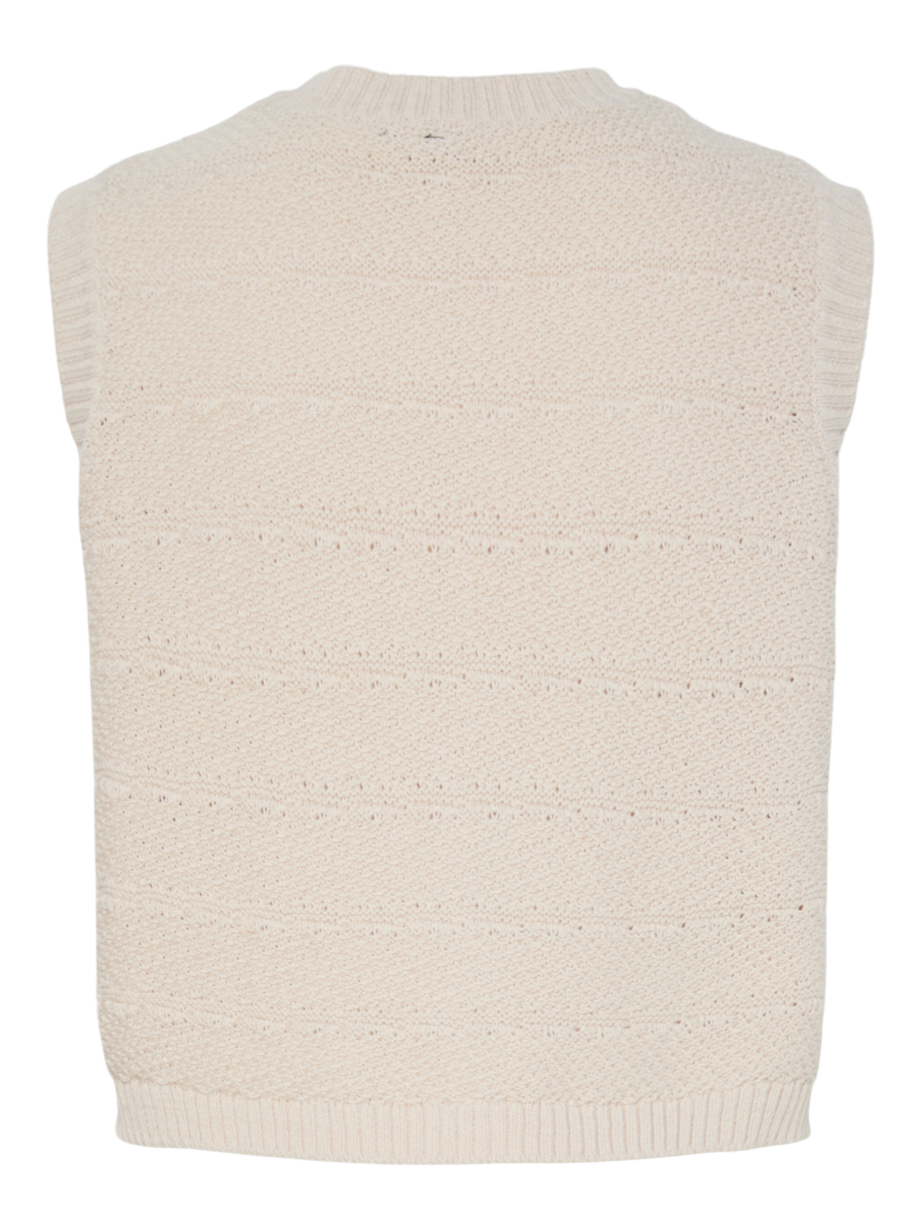 PCJENA Knit Waistcoat - Silver Lining