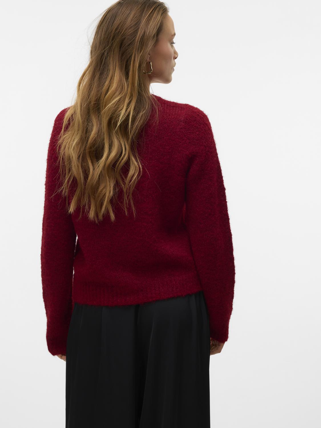 VMNOVAH Knit Cardigan - Winetasting