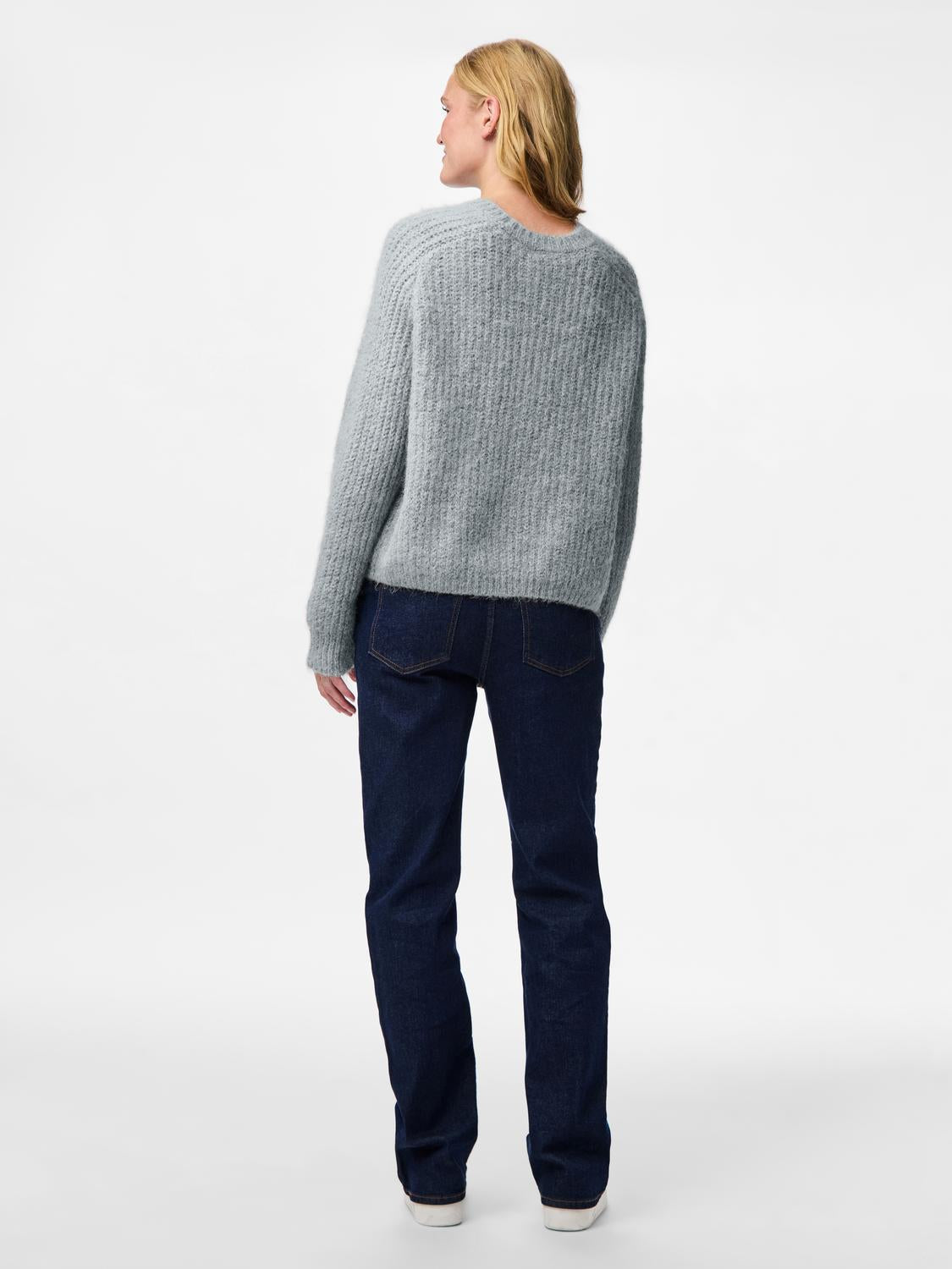 PCCLEO Pullover - Medium Grey Melange