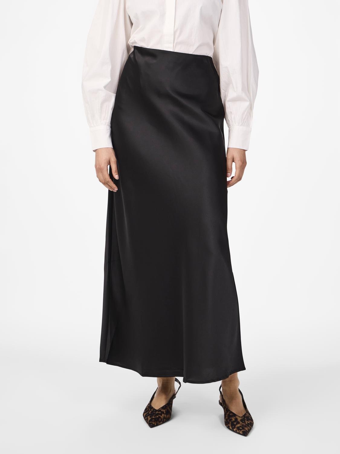 YASPELLA Long Skirt - Black