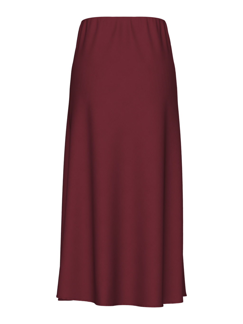 PCFRANAN Midi Skirt - Tawny Port