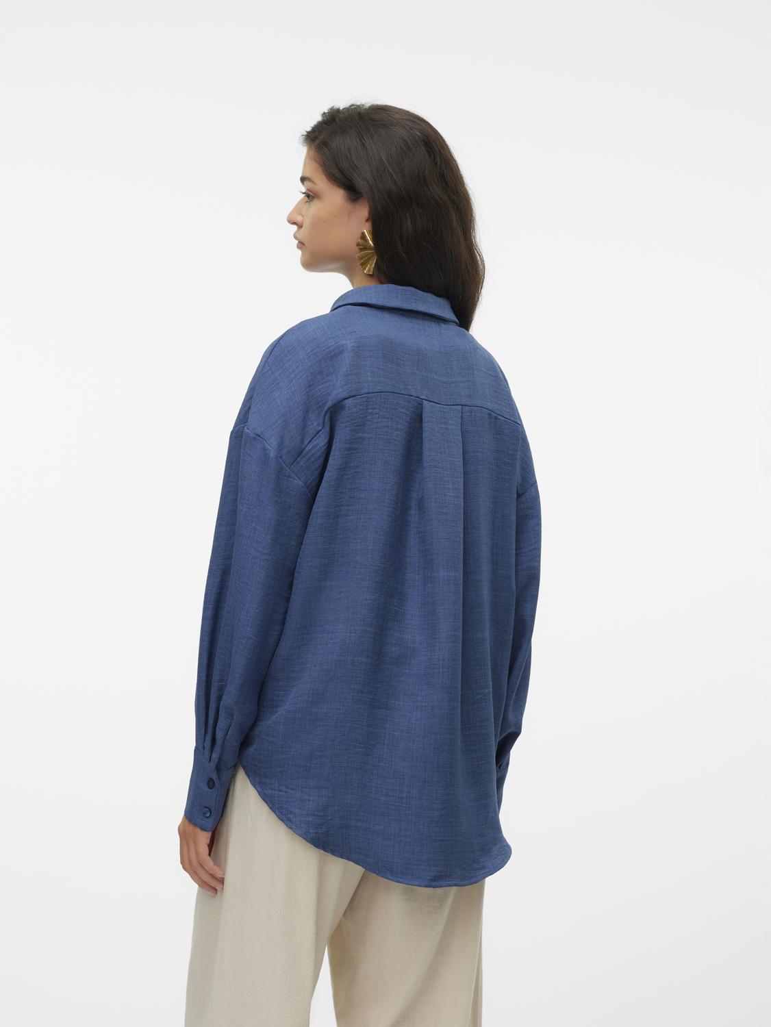 VMMELANEY Shirt - Dark Denim