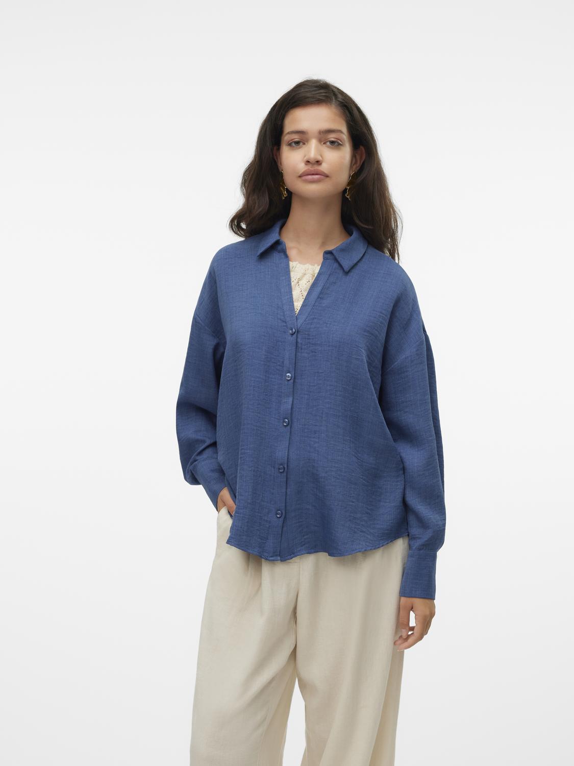 VMMELANEY Shirt - Dark Denim