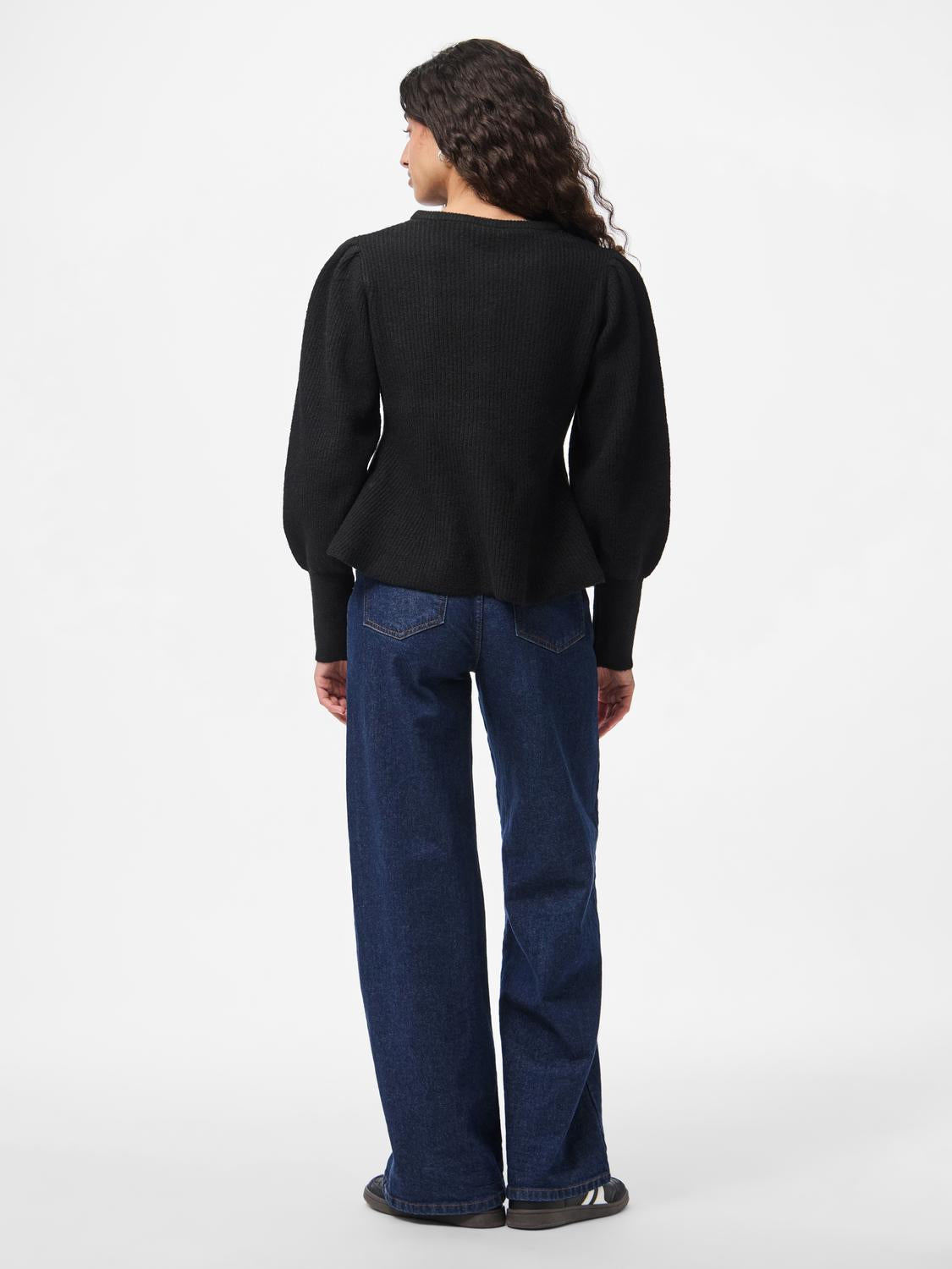 PCANNIE Knit Cardigan - Black