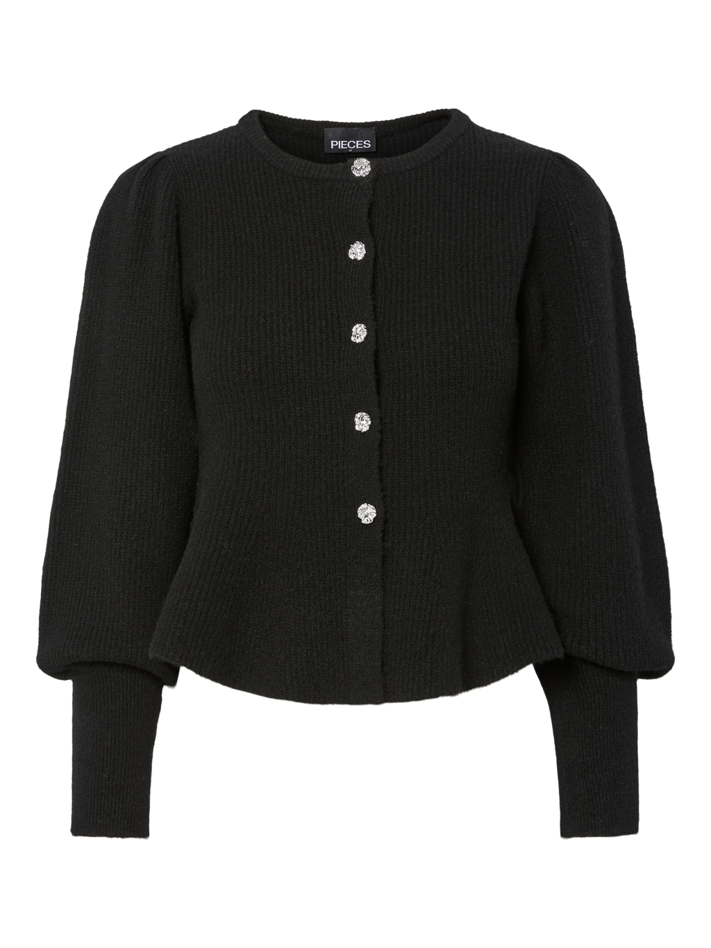PCANNIE Knit Cardigan - Black