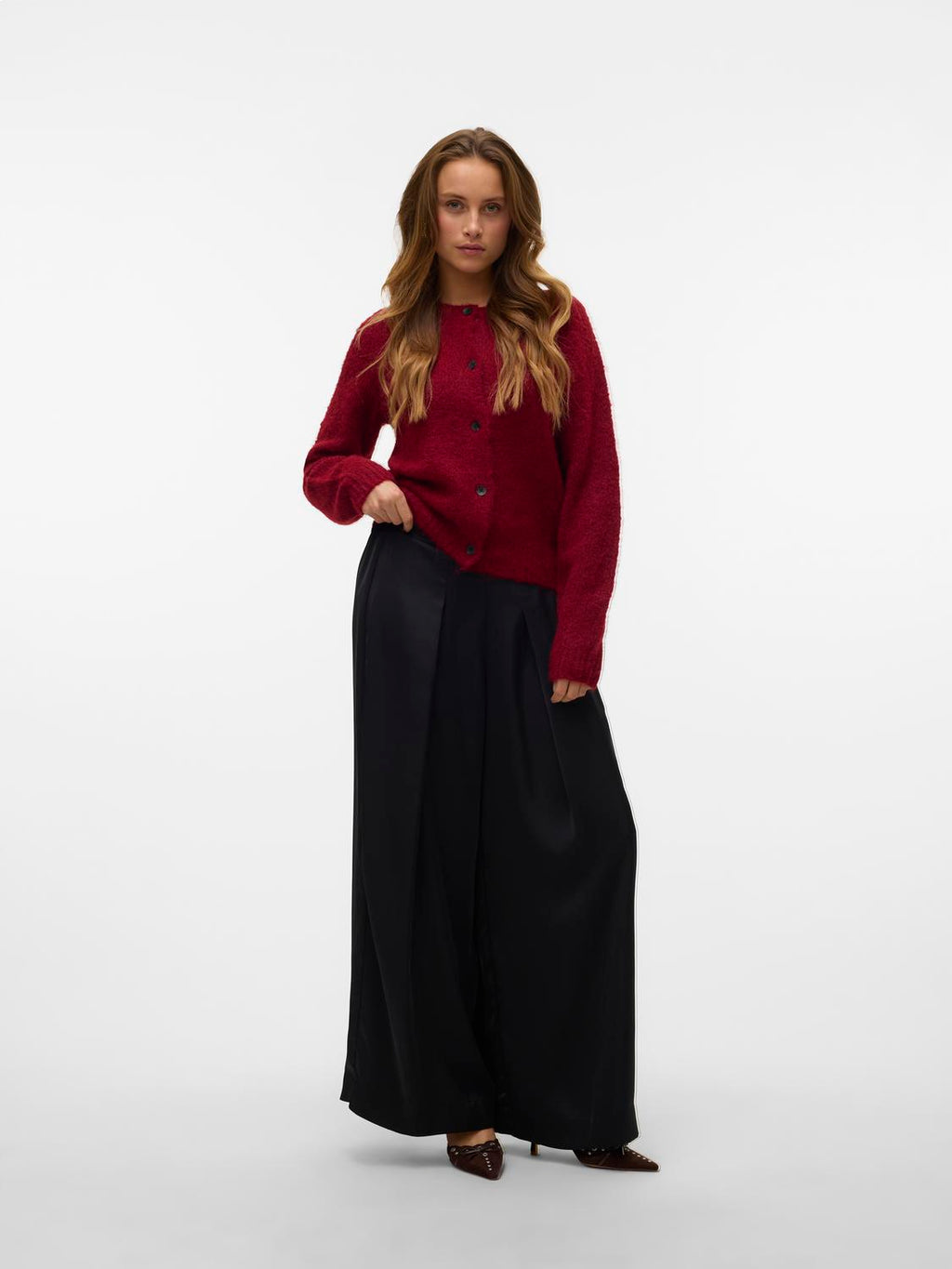 VMNOVAH Knit Cardigan - Winetasting